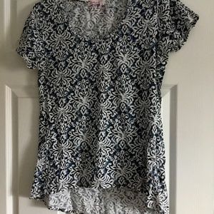 Fresh Produce cotton high low top short sleeve